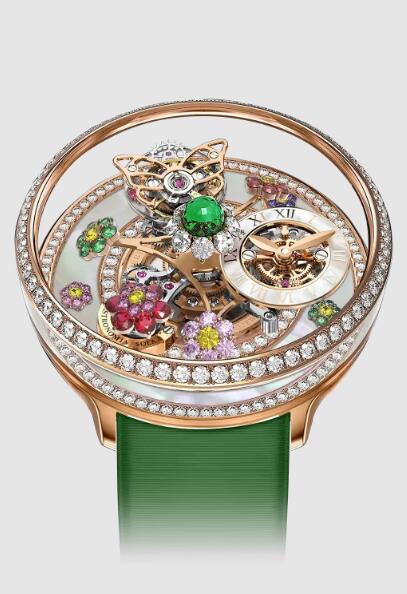 Jacob & Co. fleurs de jardin ROSE GOLD PAVE Watch Replica AF922.40.RD.AA.A Jacob and Co Watch Price Jacob & Co. fleurs de jardin ROSE GOLD PAVE Watch Replica AF922.40.RD.AA.A Jacob and Co Watch Price